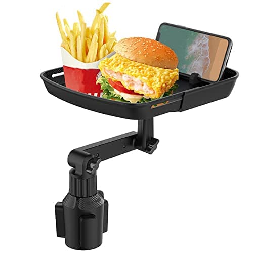 Jeyntanc Stretchable Cup Holder Tray, 6.6 lb Rated