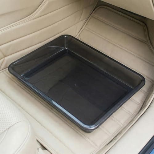 Deaelf Under-Seat Storage Box, 14.96" × 12" × 2.55"