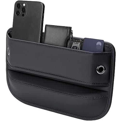 Owntow Premium Leather Seat Gap Filler Organizer, 0.2"–1.2" Gaps