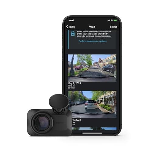 Garmin Dash Cam Mini 3, 1080P, Key-Sized