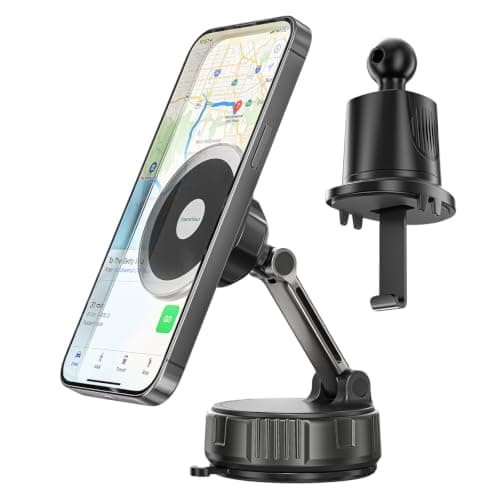 Hoarahloux 2-in-1 Magnetic Suction Mount with Vent Hook