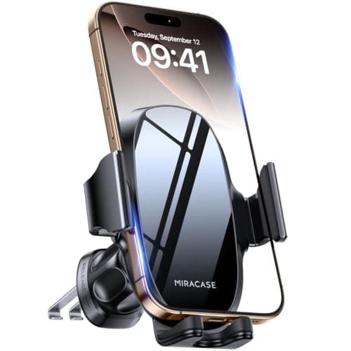 miracase Wider-Clamp Vent Phone Mount, Metal Hook