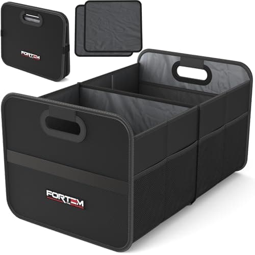 FORTEM Trunk Organizer, 45L, 2 Compartments