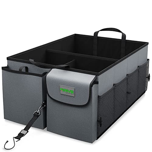 DRIVE Auto Products Collapsible Multi-Compartment Car Organizer