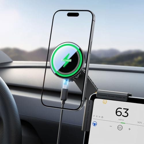 Lamicall Tesla Phone Mount Charger for Model 3 and Y