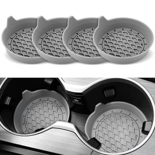 SINGARO Silicone Cup Holder Inserts, 3.15", 4-Pack