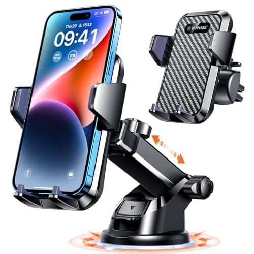 VANMASS Car Phone Mount, Dash / Windshield / Vent