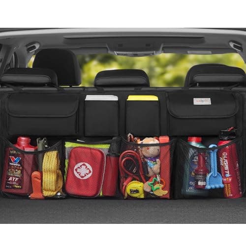 SURDOCA Hanging Trunk Organizer, XL, 43.3" × 18.9", 8 Pockets