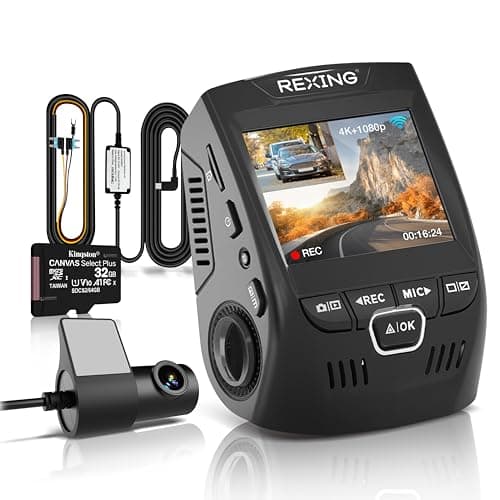 REXING V1P 4K Dual-Channel Dash Cam