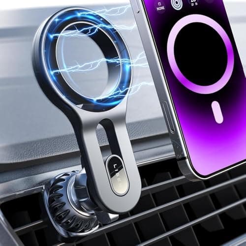 LISEN MagSafe Car Mount, Air Vent, 22 N52 Magnets